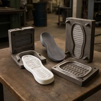 pinco taban gövdesinin kalıpta şekillendirildiği üretim süreci