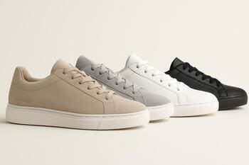 Bej ve krem tonlarında SolePoint sneaker ve loafer uyumu