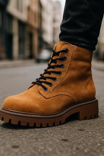 Şehir stiline uygun bilek boy SolePoint bot ve kaldırım detayı