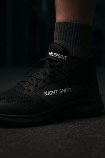 Night Shift modelinde uzun vardiya için pin co fit notu