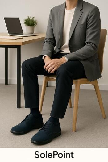 Ofiste gömlek ve SolePoint loafer ile günlük kombin